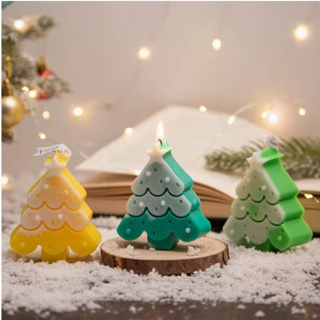VELAS DECORATIVAS DE NAVIDAD